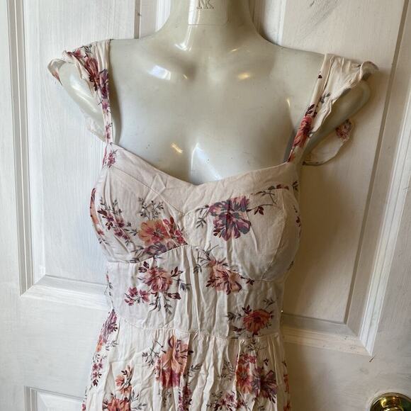 AsUWish WomenL Floral Cottagecore Coquette HighLow Summer Coastal Highwaist Boho - Picture 7 of 9